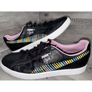 Mens Puma Clyde Bradley Theodore Size 14 Black Sneakers Shoes